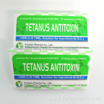 Tetanus Antitoxin Injection 1500IU for human